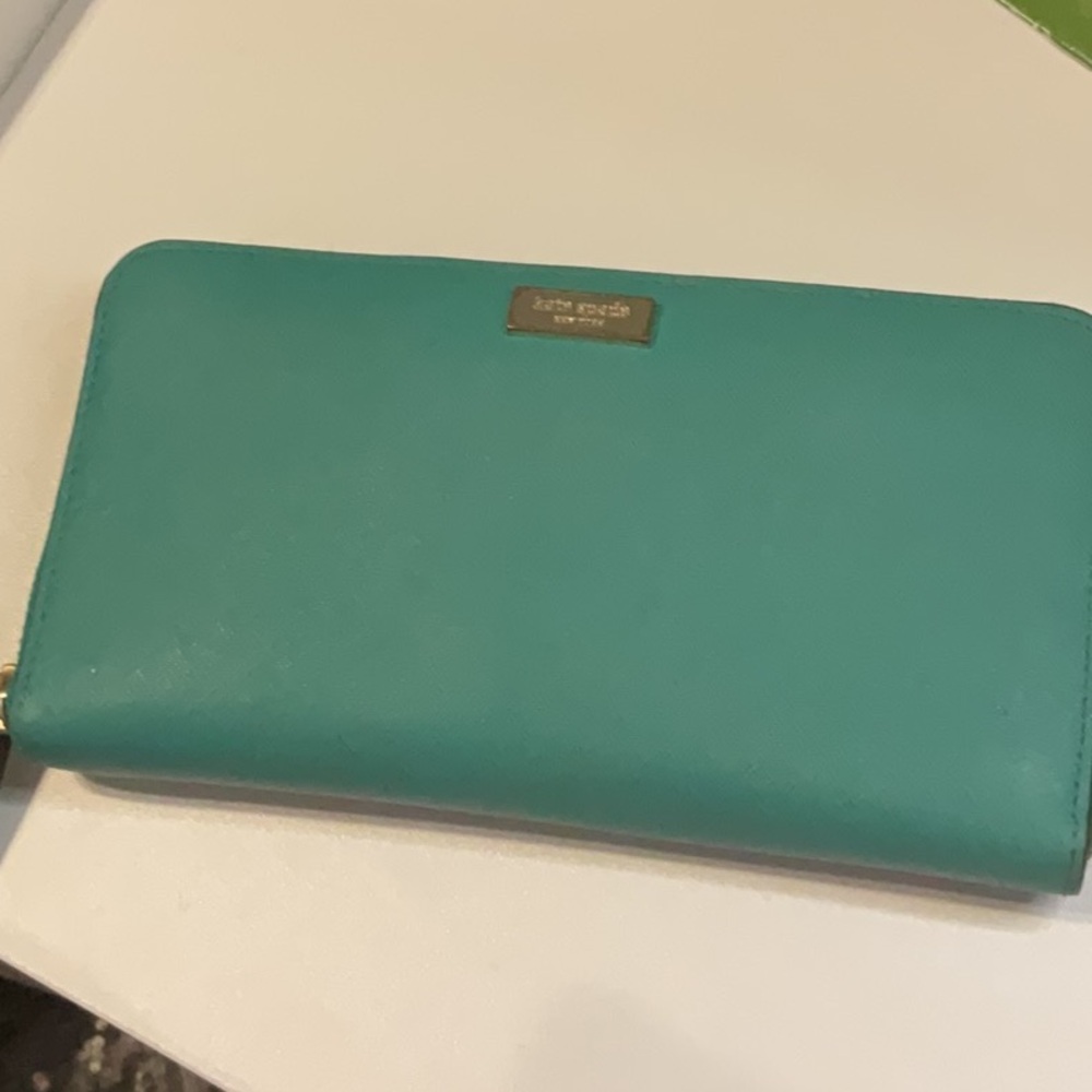 Teal Kate Spade Wallet